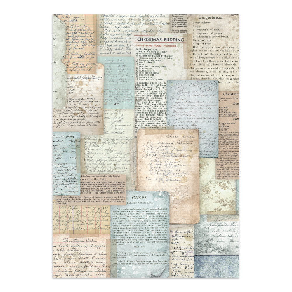Stamperia White Christmas Junk Journal Stickers, Backgrounds, Cut-Outs by Cristina Radovan