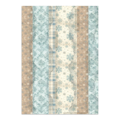 Stamperia White Christmas Junk Journal Stickers, Backgrounds, Cut-Outs by Cristina Radovan