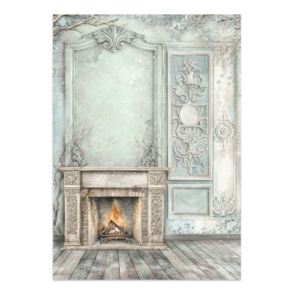 Stamperia White Christmas Junk Journal Stickers, Backgrounds, Cut-Outs by Cristina Radovan