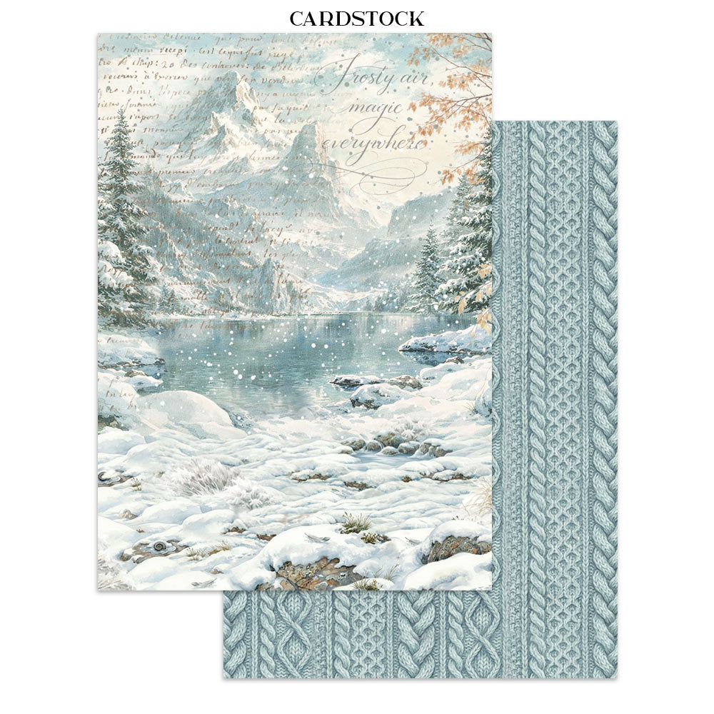 Stamperia White Christmas Junk Journal Stickers, Backgrounds, Cut-Outs by Cristina Radovan