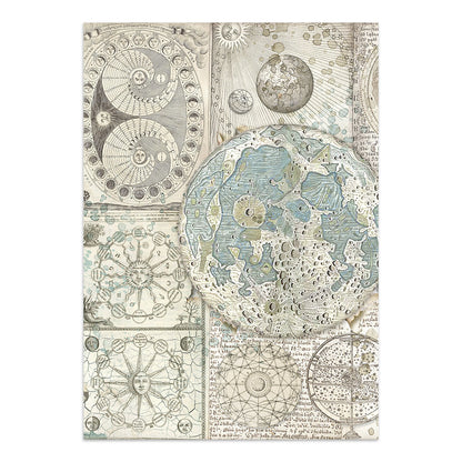 Stamperia Cosmos Junk Journal Stickers, Backgrounds, Cut-Outs by Cristina Radovan
