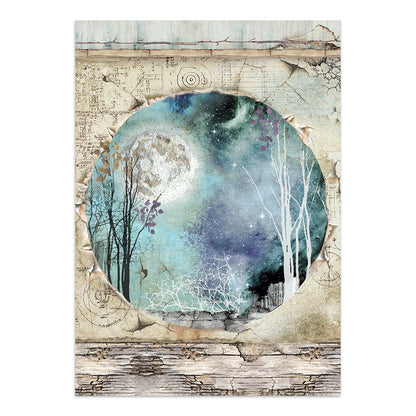 Stamperia Cosmos Junk Journal Stickers, Backgrounds, Cut-Outs by Cristina Radovan
