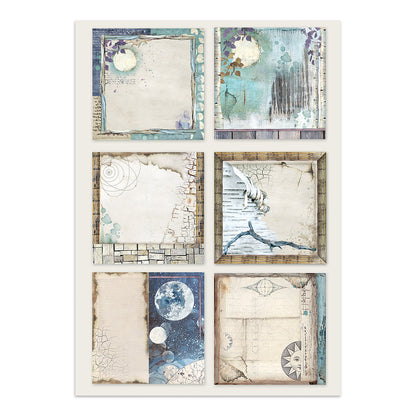 Stamperia Cosmos Junk Journal Stickers, Backgrounds, Cut-Outs by Cristina Radovan