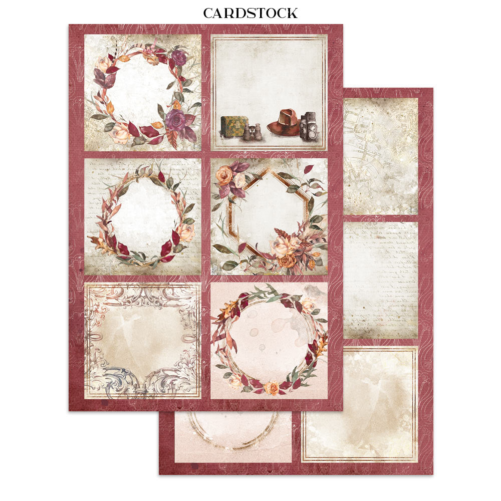 Stamperia Our Way Junk Journal Stickers, Backgrounds, Cut-Outs