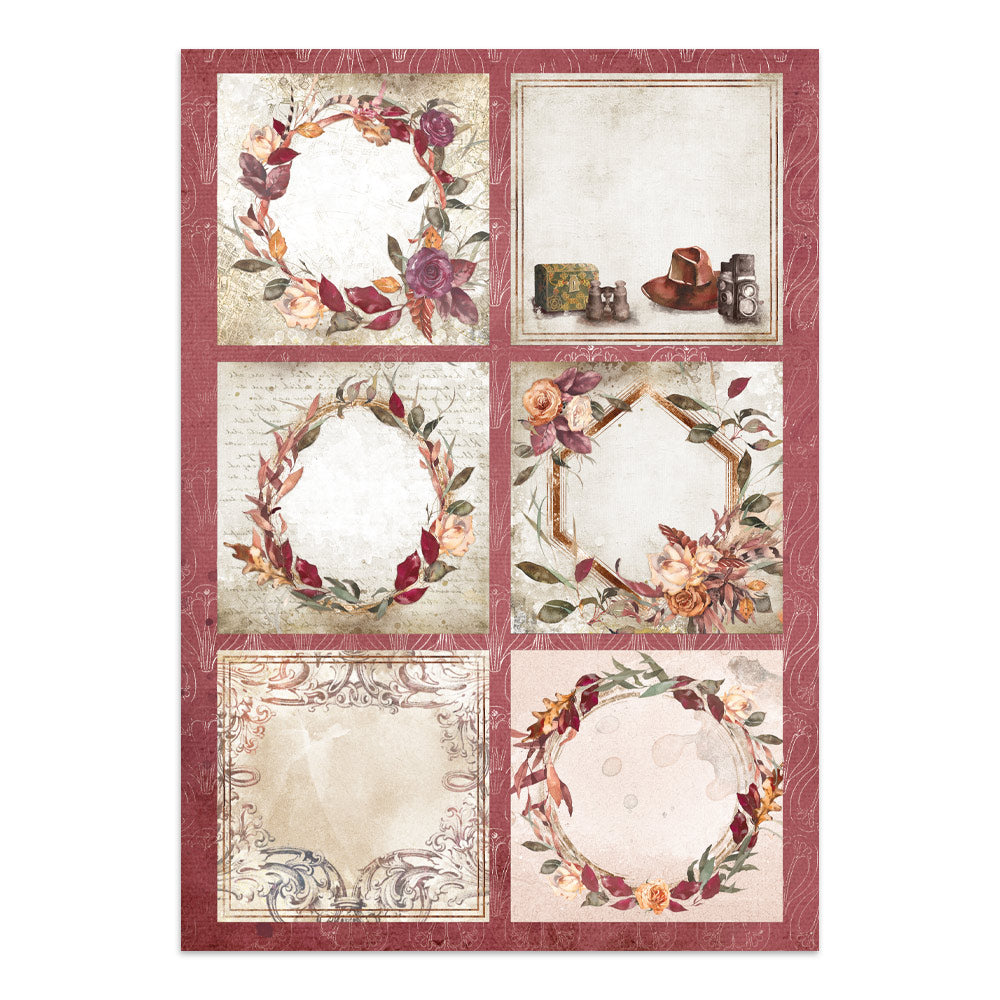 Stamperia Our Way Junk Journal Stickers, Backgrounds, Cut-Outs