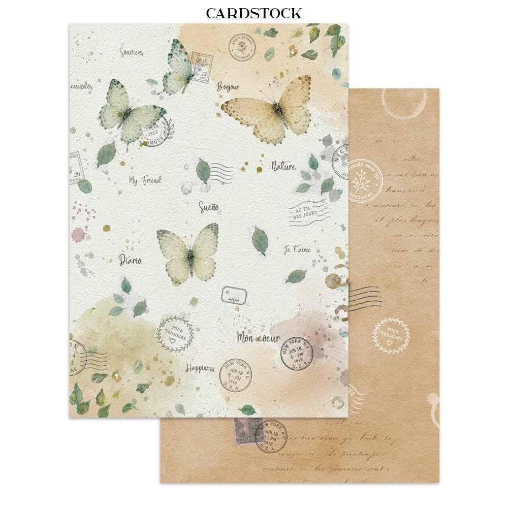 Stamperia Flowers and Poems Junk Journal Stickers, Backgrounds, Cut-Outs