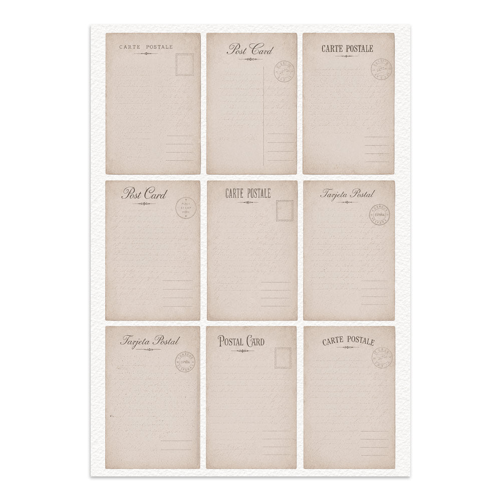 Stamperia Flowers and Poems Junk Journal Stickers, Backgrounds, Cut-Outs