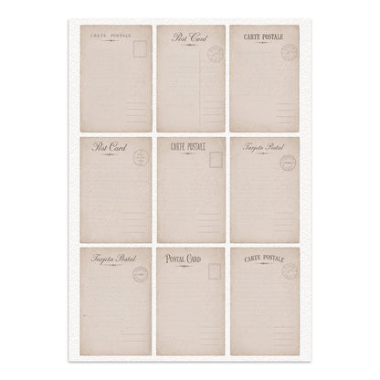 Stamperia Flowers and Poems Junk Journal Stickers, Backgrounds, Cut-Outs