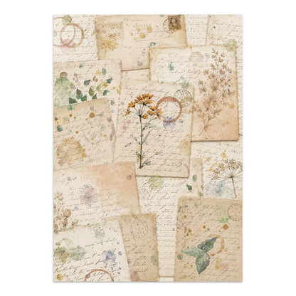 Stamperia Flowers and Poems Junk Journal Stickers, Backgrounds, Cut-Outs