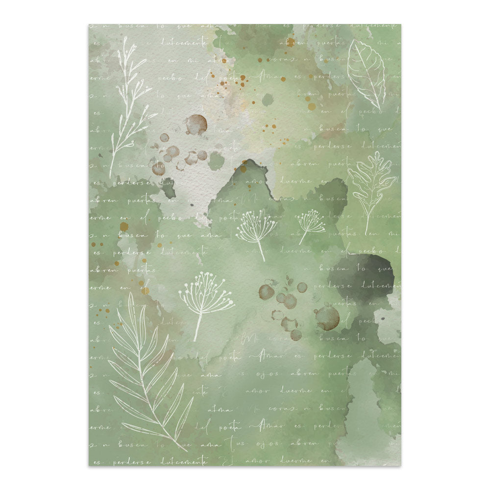 Stamperia Flowers and Poems Junk Journal Stickers, Backgrounds, Cut-Outs