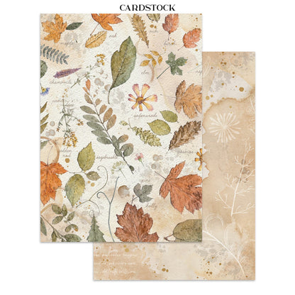 Stamperia Flowers and Poems Junk Journal Stickers, Backgrounds, Cut-Outs