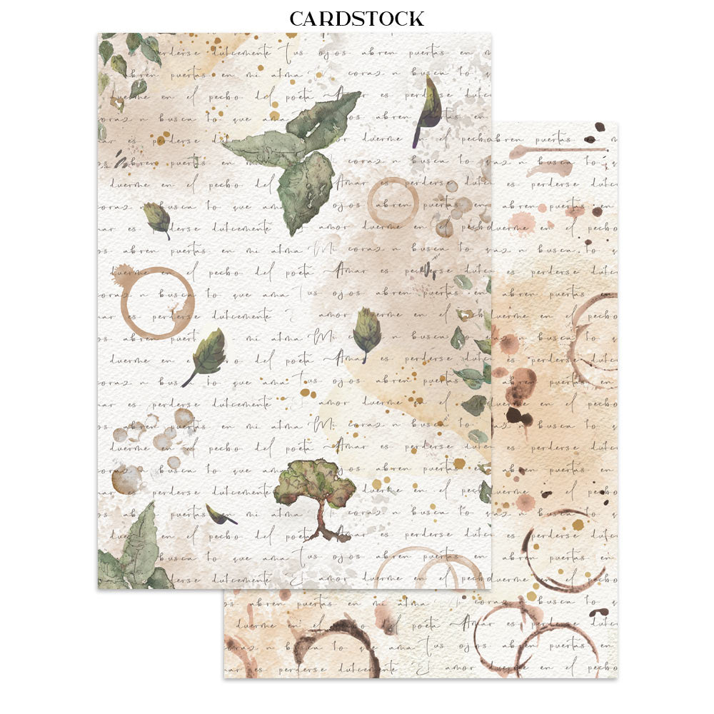 Stamperia Flowers and Poems Junk Journal Stickers, Backgrounds, Cut-Outs
