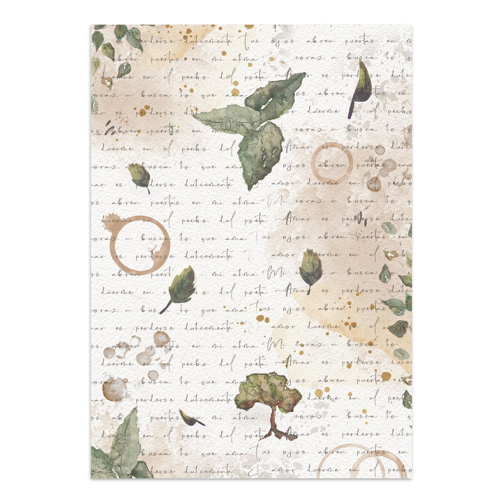 Stamperia Flowers and Poems Junk Journal Stickers, Backgrounds, Cut-Outs