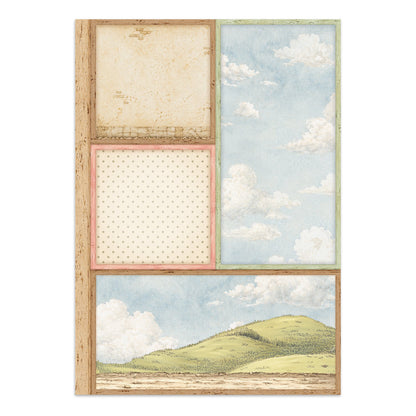 Stamperia CozyFamily Junk Journal Stickers, Backgrounds, Cut-Outs