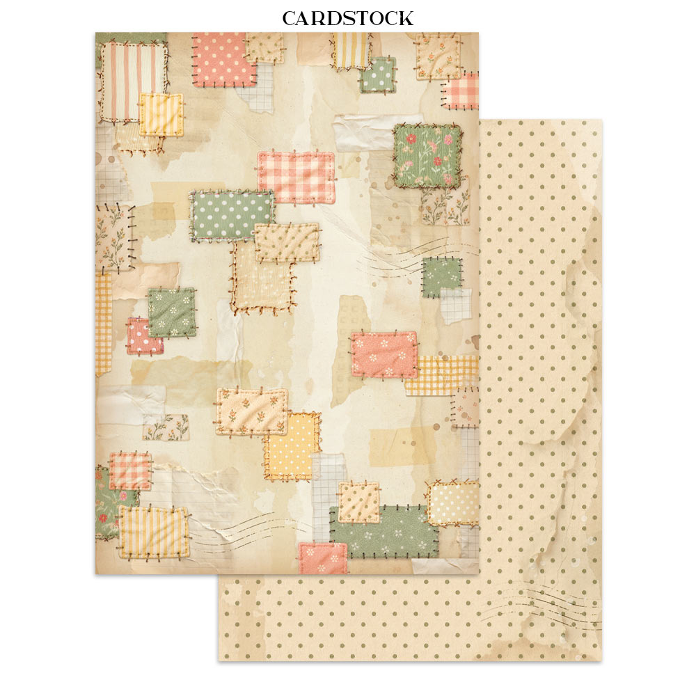 Stamperia CozyFamily Junk Journal Stickers, Backgrounds, Cut-Outs