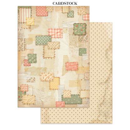 Stamperia CozyFamily Junk Journal Stickers, Backgrounds, Cut-Outs