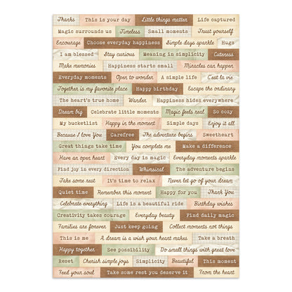 Stamperia CozyFamily Junk Journal Stickers, Backgrounds, Cut-Outs