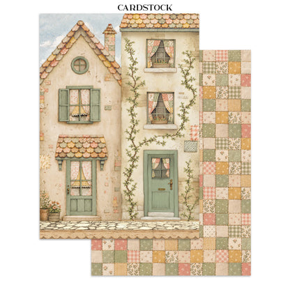 Stamperia CozyFamily Junk Journal Stickers, Backgrounds, Cut-Outs
