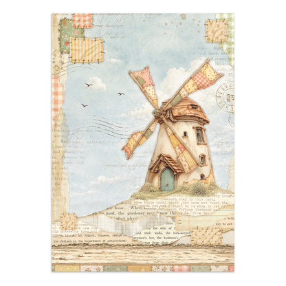 Stamperia CozyFamily Junk Journal Stickers, Backgrounds, Cut-Outs