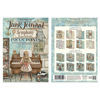 Stamperia Symphony Junk Journal A5 Focus Points by Sara Alcobendas