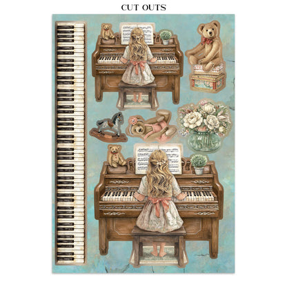 Stamperia Symphony Junk Journal A5 Focus Points by Sara Alcobendas