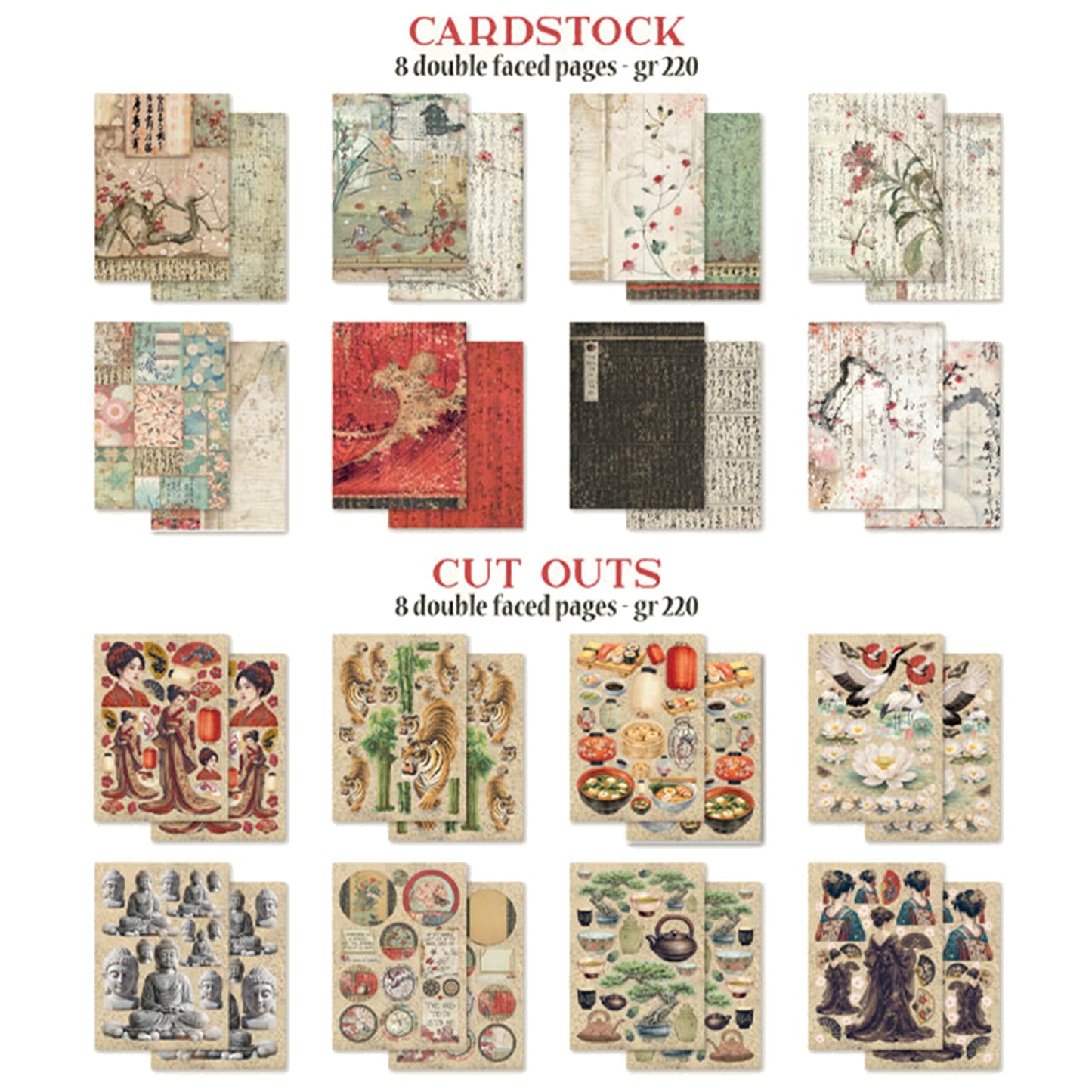 Stamperia Oriental Garden Junk Journal A5 Focus Points