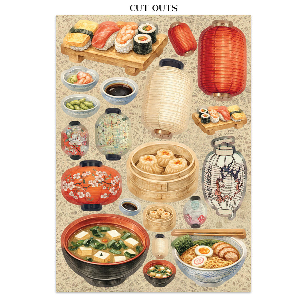Stamperia Oriental Garden Junk Journal A5 Focus Points