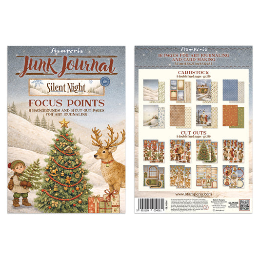 Stamperia Silent Night Junk Journal A5 Focus Points