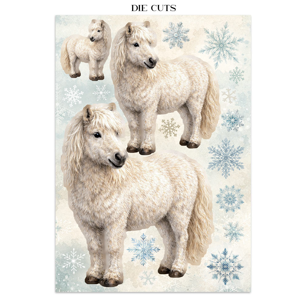 Stamperia White Christmas Junk Journal A5 Focus Points by Cristina Radovan