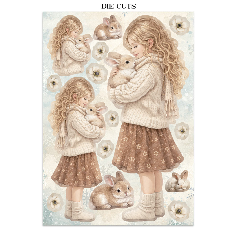 Stamperia White Christmas Junk Journal A5 Focus Points by Cristina Radovan