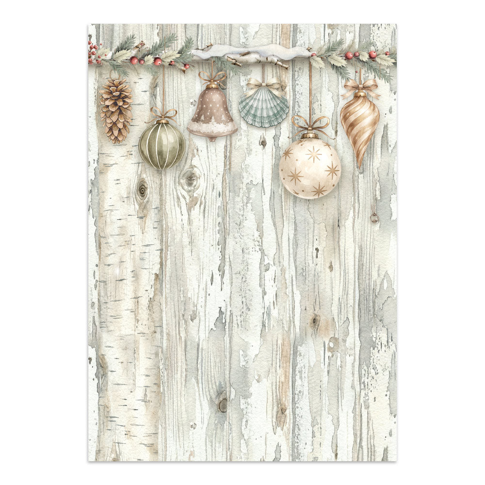 Stamperia White Christmas Junk Journal A5 Focus Points by Cristina Radovan