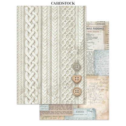 Stamperia White Christmas Junk Journal A5 Focus Points by Cristina Radovan
