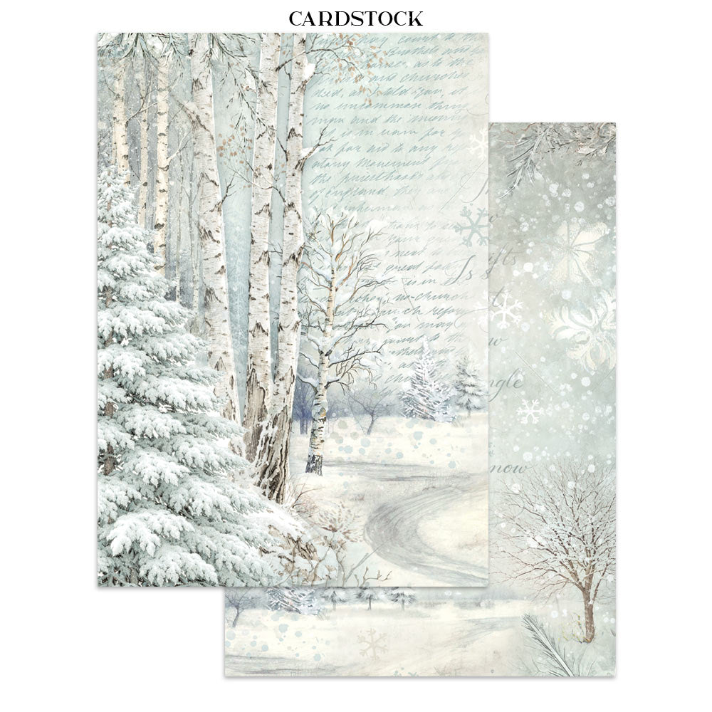 Stamperia White Christmas Junk Journal A5 Focus Points by Cristina Radovan