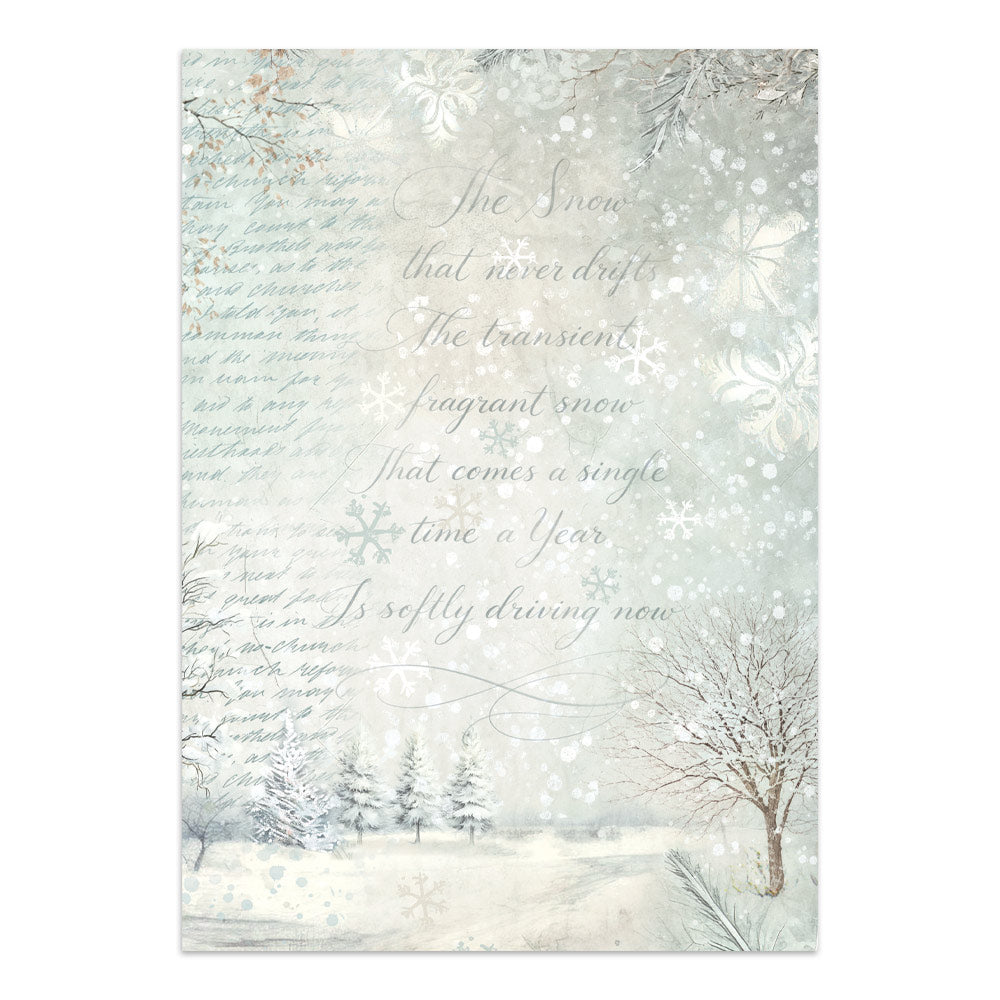 Stamperia White Christmas Junk Journal A5 Focus Points by Cristina Radovan