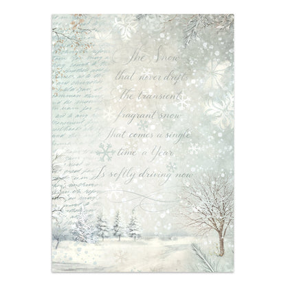 Stamperia White Christmas Junk Journal A5 Focus Points by Cristina Radovan