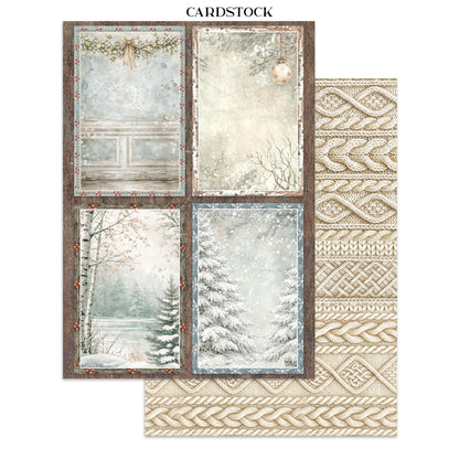 Stamperia White Christmas Junk Journal A5 Focus Points by Cristina Radovan