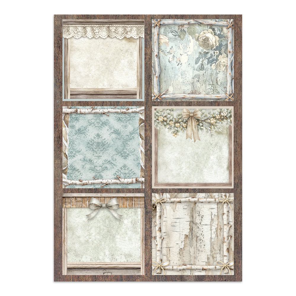 Stamperia White Christmas Junk Journal A5 Focus Points by Cristina Radovan