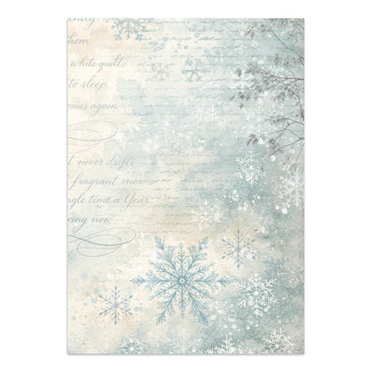 Stamperia White Christmas Junk Journal A5 Focus Points by Cristina Radovan