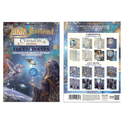 Stamperia Cosmos Junk Journal A5 Focus Points by Cristina Radovan