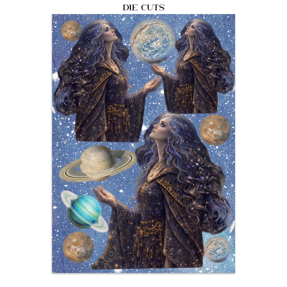 Stamperia Cosmos Junk Journal A5 Focus Points by Cristina Radovan