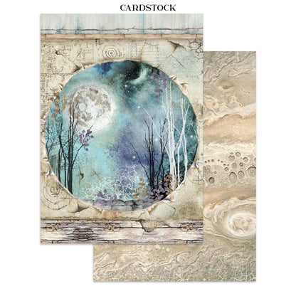 Stamperia Cosmos Junk Journal A5 Focus Points by Cristina Radovan