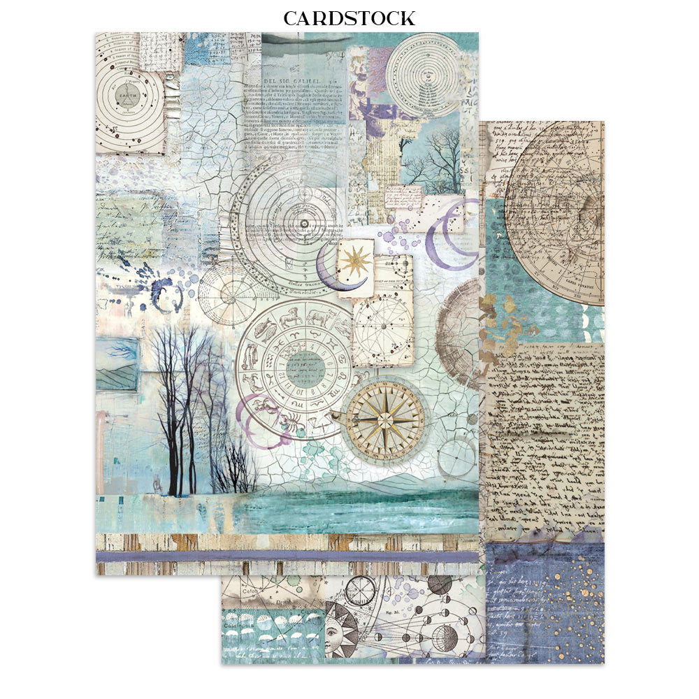 Stamperia Cosmos Junk Journal A5 Focus Points by Cristina Radovan