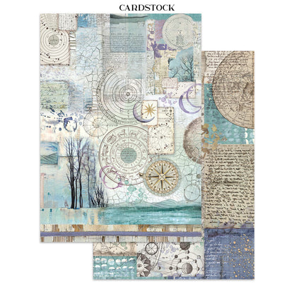 Stamperia Cosmos Junk Journal A5 Focus Points by Cristina Radovan