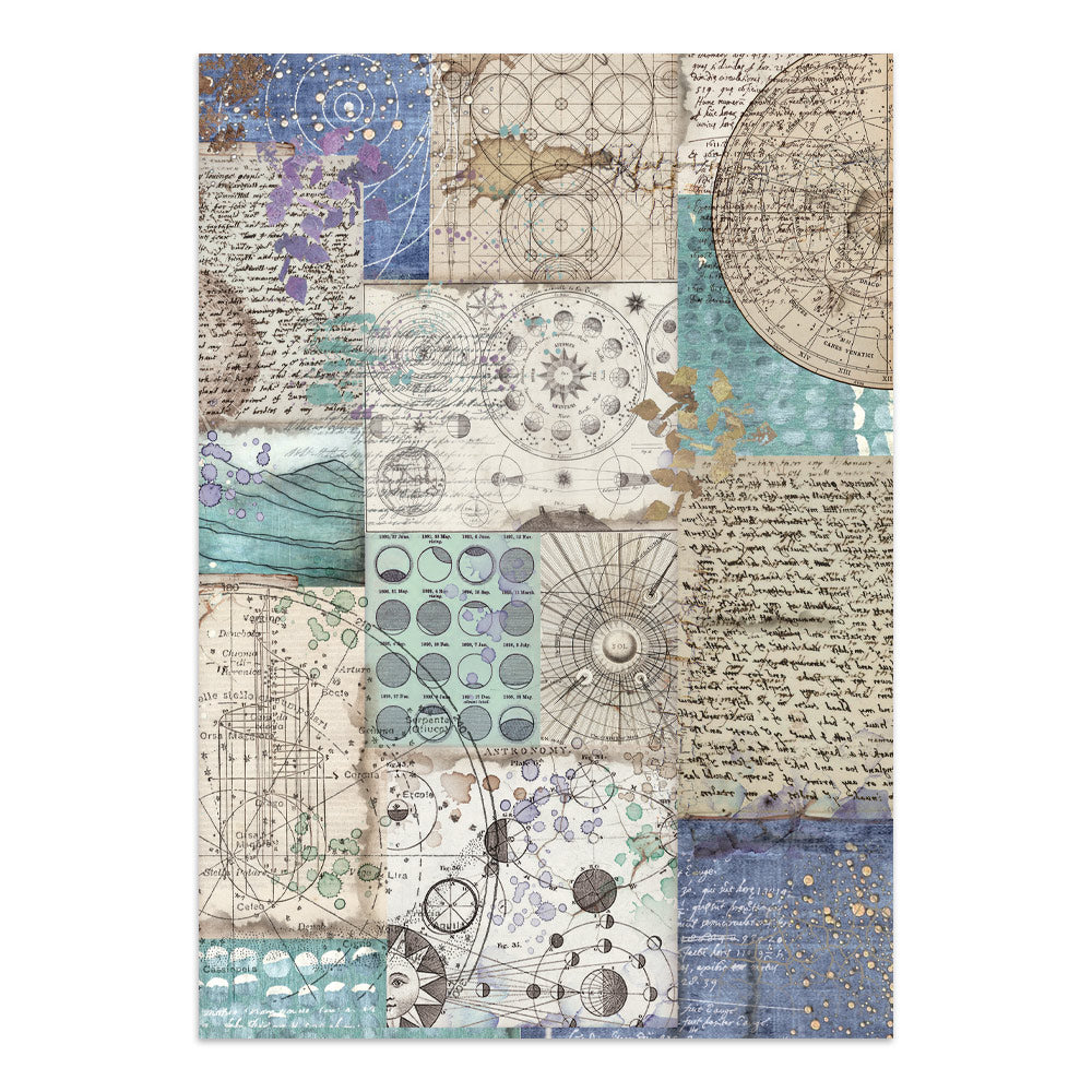 Stamperia Cosmos Junk Journal A5 Focus Points by Cristina Radovan
