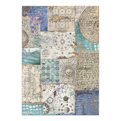 Stamperia Cosmos Junk Journal A5 Focus Points by Cristina Radovan