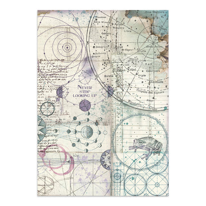 Stamperia Cosmos Junk Journal A5 Focus Points by Cristina Radovan