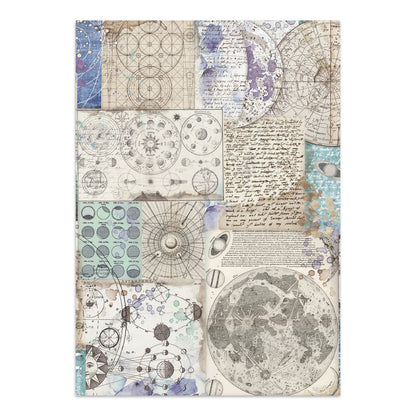 Stamperia Cosmos Junk Journal A5 Focus Points by Cristina Radovan