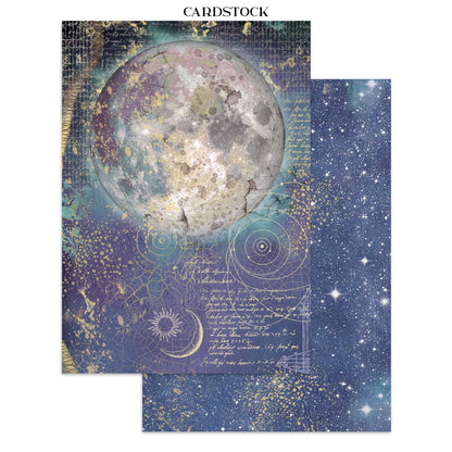 Stamperia Cosmos Junk Journal A5 Focus Points by Cristina Radovan