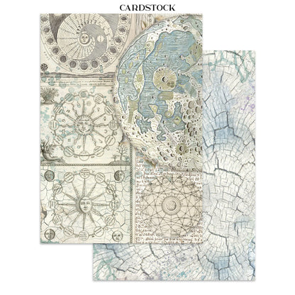 Stamperia Cosmos Junk Journal A5 Focus Points by Cristina Radovan