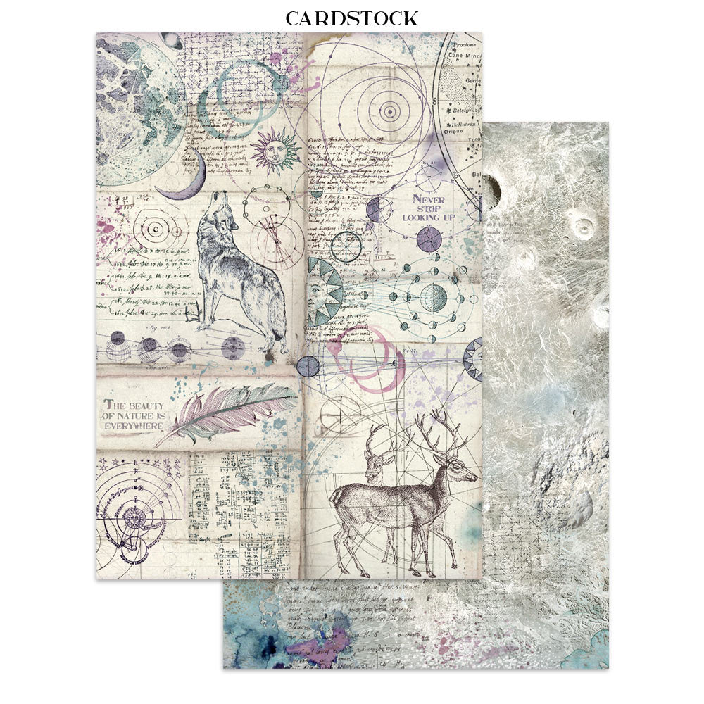 Stamperia Cosmos Junk Journal A5 Focus Points by Cristina Radovan